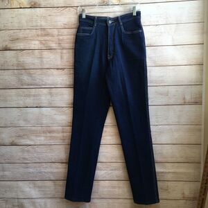 VINTAGE BONJOUR HIGH WAIST JEANS  IN DARK WASH‎